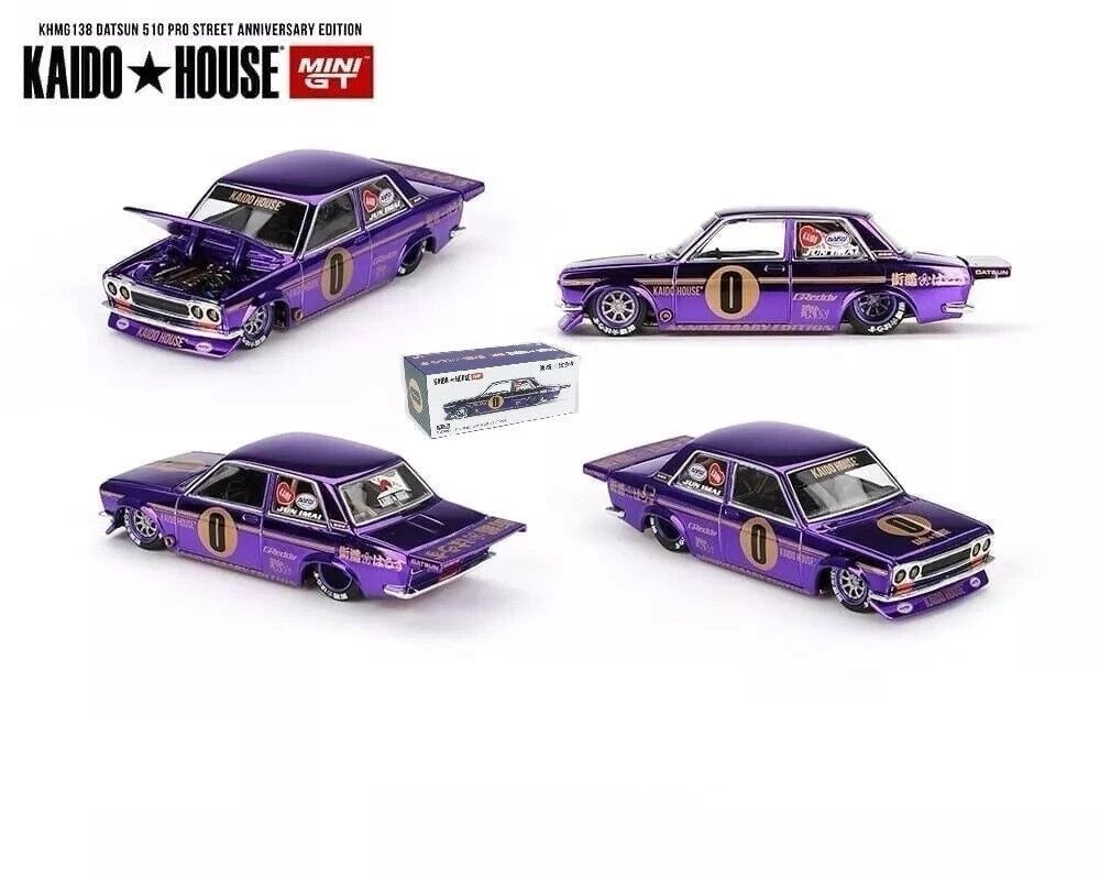 Kaido House & Mini GT 1:64 Datsun 510 Pro Street Anniversary