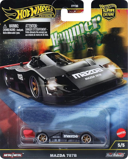 Hot Wheels Premium Car Culture, 1:64 Scale Die-Cast Mazda 787B, Hammer Drop