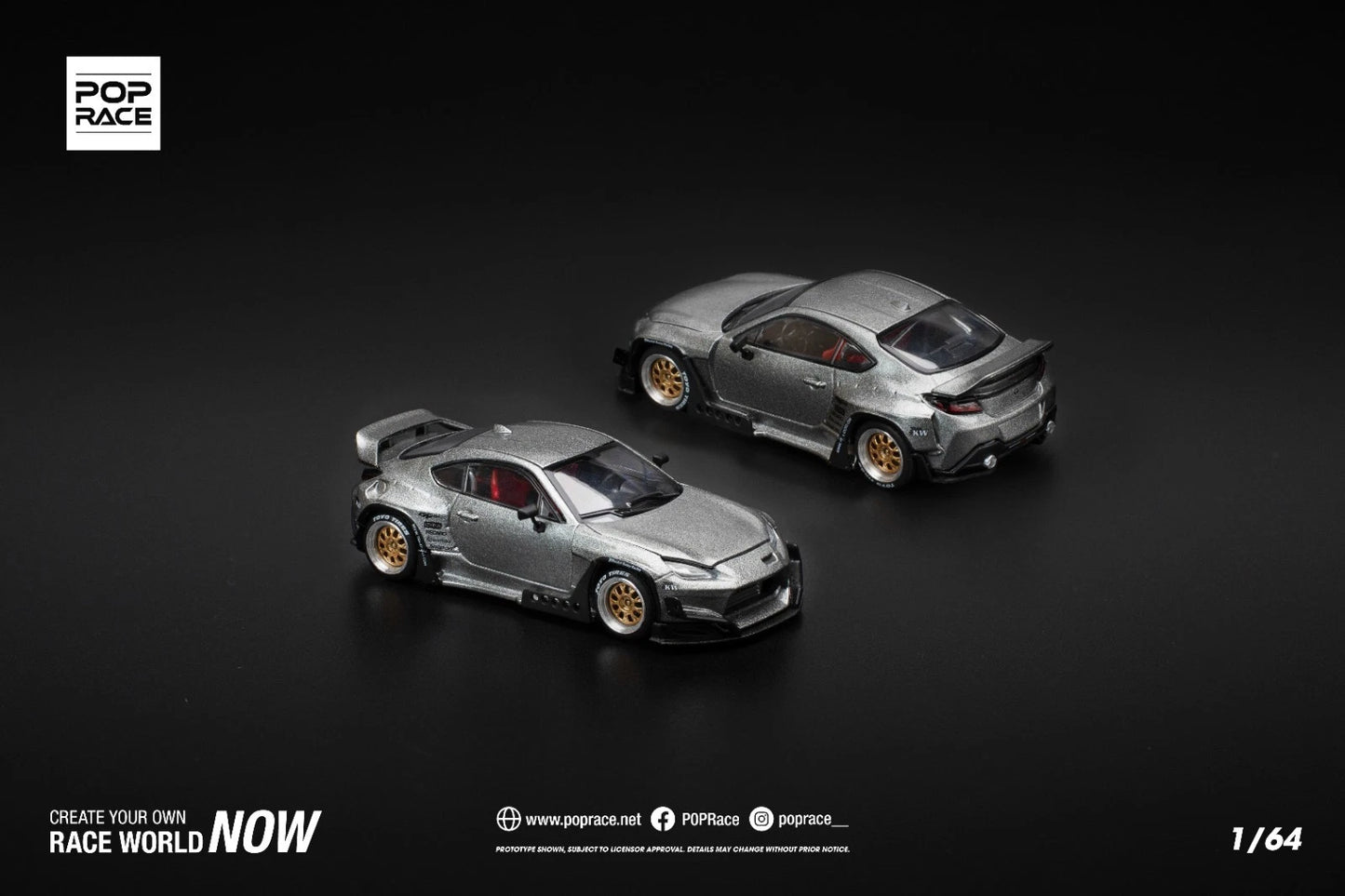 Pop Race Pandem Toyota GR 86 - 1:64 (2025 Limited Edition)