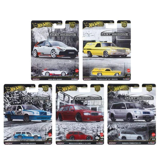 Hot Wheels Car Culture 2025 "FAST WAGON " J Set of 5