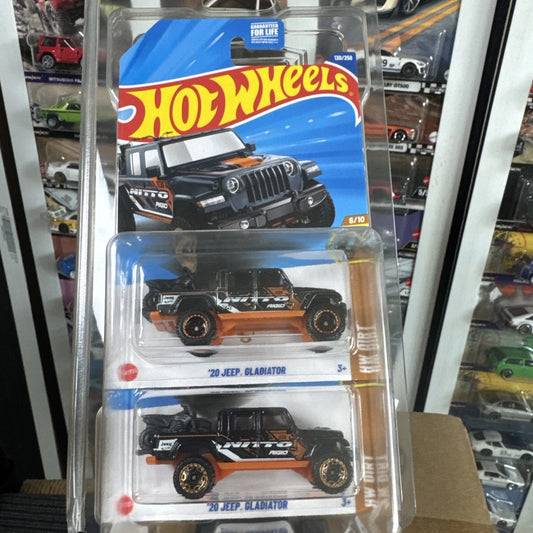 Hot Wheels 2025 Super Treasure Hunt & Regular  20’ Jeep Gladiator